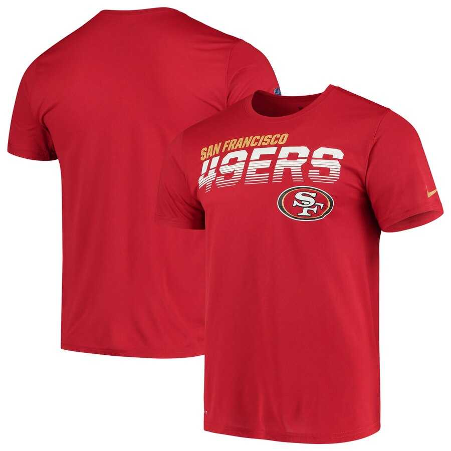 San Francisco 49ers Nike Sideline Line of Scrimmage Legend Performance T-Shirt   Scarlet,We sell and wholesale San Francisco 49ers Nike Sideline Line of Scrimmage Legend Performance T-Shirt   Scarlet on line form chian!